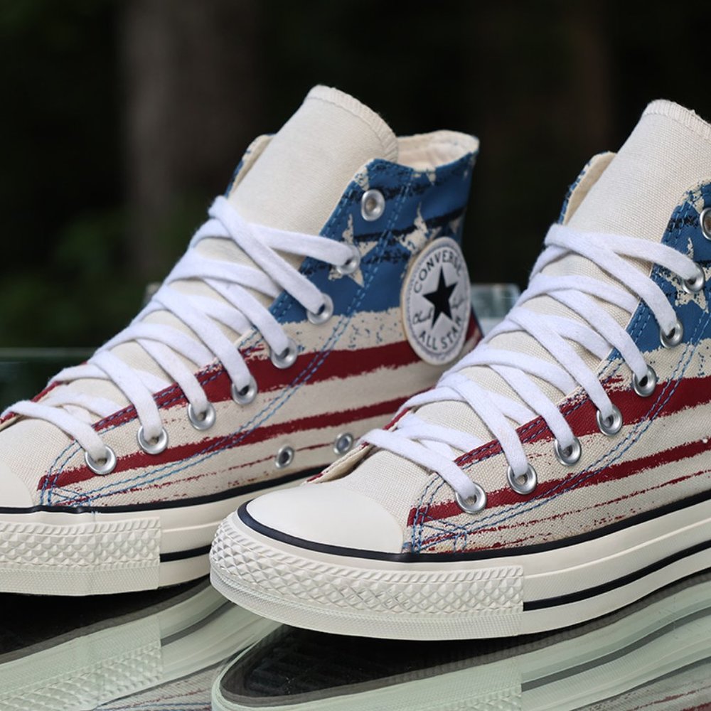 Converse Chuck Taylor All Star Hi USA Flag - Picture 12 of 13